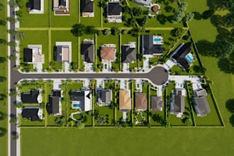 create gis real estate maps, site plans, subdivision layouts