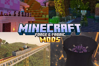 a custom forge or fabric mod for minecraft