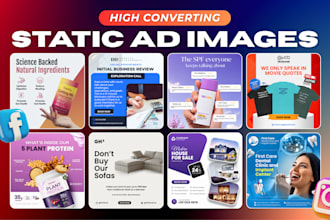design static ads banner design creative for meta