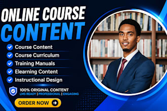 create corporate training content and lms course material