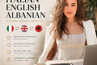 translate italian, english and albanian accurately and fast