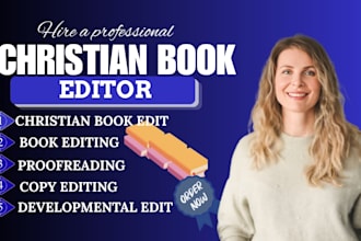 do christian book developmental editing for christian ebook memoir novel editing