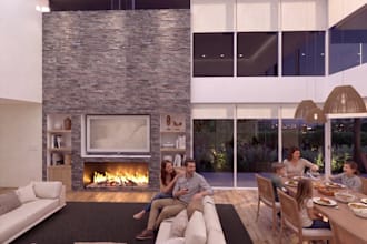 do photorealistic 3d architectural rendering and modeling