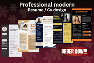 design professional ats friendly resume CV canva career branding resume makeover