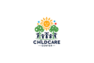 make luxury education kids,baby shop, daycare, childcare and preschool logo