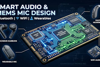 do smart microphone design, wearable hifi mems mic, wifi bt earbuds and aids