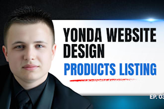 design yonda website upload product