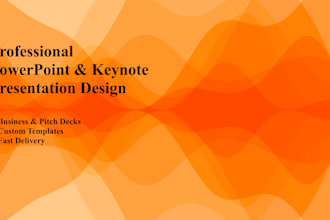 design professional powerpoint and keynote presentations