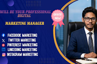 be your professional digital marketing manager
