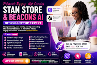 setup stan store marketing, beacon ai, stanstore automation for digital product