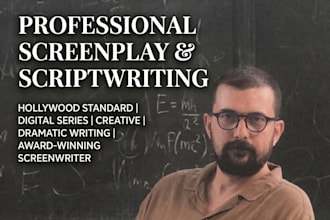 write a professional screenplay or creative movie script