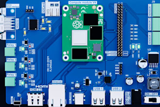 design raspberry pi pcb, cm4 cm5 io board and custom carrier board