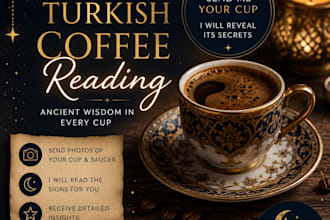 provide a detailed turkish coffee reading