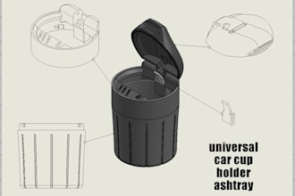 3d modeling  stl,step for printing , visualization