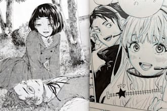 be your manga artist, webtoon manga comics, manga illustration manga comic art