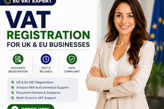 register vat number for UK and eu ecommerce and amazon fba businesses