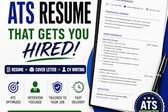 write ats resume and cover letter