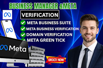 do meta business manager setup meta verification and verify whatsapp cloud api