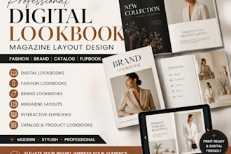 design digital lookbook magazine layout brand lookbook fashion lookbook design
