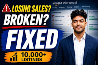 fix amazon listing errors, variations, and catalog issues