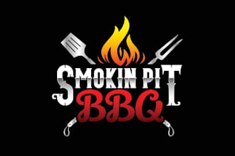 create restaurant , food, bbq, fast food for business logo