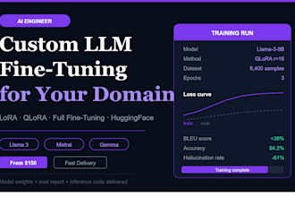 fine tune a custom llm for your domain using lora or full fine tuning