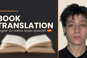 translate your book or ebook into native spain spanish castilian
