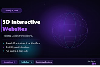create a jaw dropping 3d website with three js animations that converts visitors