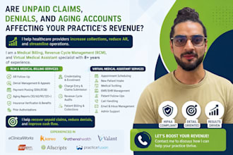 do medical billing, ar follow up, denial management and rcm