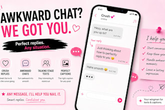help you write flirty replies captions and perfect messages