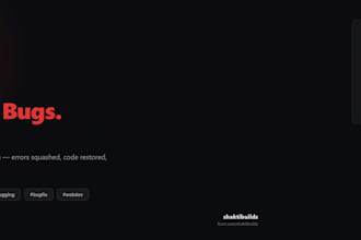 fix bugs and errors in your python, javascript, or web app