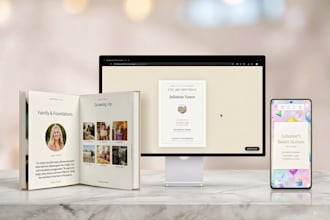 a premium 3d animated digital invitation, web greeting card