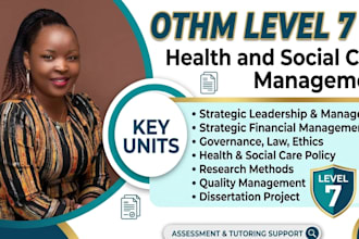 do othm level 7 health and social care management