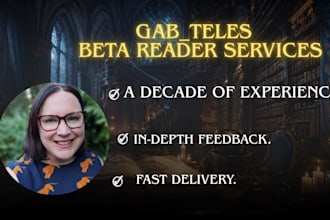 professional beta reading and honest manuscript feedback
