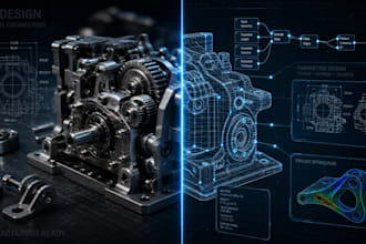3d cad mechanical and industrial product design for manufacturing