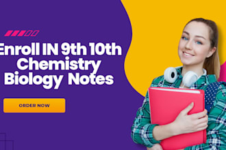 teach 9th 10th chemistry biology a plus notes PDF