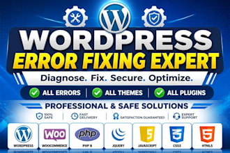 solve any wordpress critical error issue