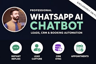 build a whatsapp ai chatbot with CRM and lead automation