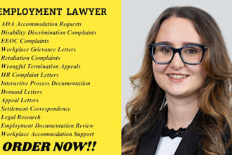 write retaliation claim, eeoc complaint, appeals, ada requests as a labor lawyer