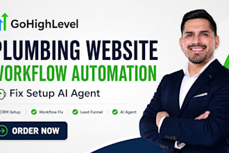 do gohighlevel plumbing website fix workflow automation gohighlevel ai agent