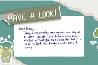 provide custom handwriting services with precision