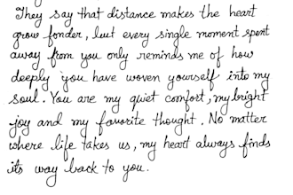 beautifully handwrite custom letters and notes
