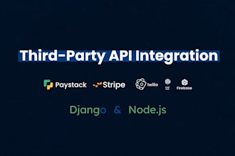 integrate thirdparty apis for your backend