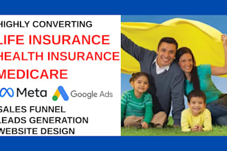 generate life insurance health insurance medicare leads and website