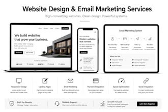 build a website and email marketing system