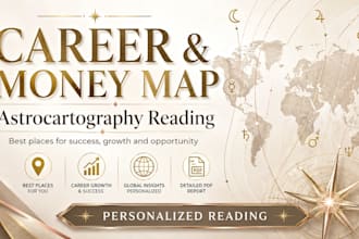 create your personalized astrocartography career map reading