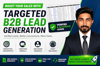 generate verified b2b leads for sales and marketing