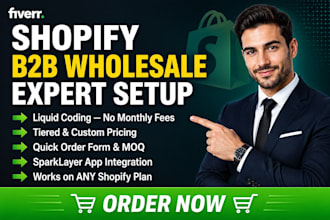 setup shopify b2b wholesale store shopify b2b ecommerce wholesale store