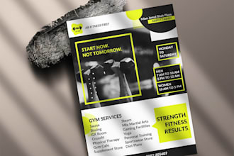 design a professional event flyer or promotional flyer