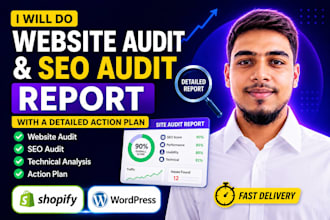 do website audit and SEO audit report and fix all the issues